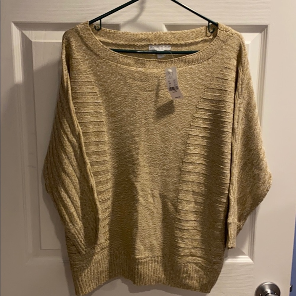 Dolman sleeve sweater